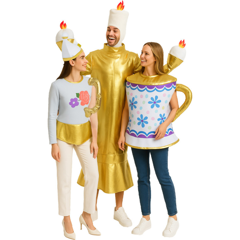 Holiday Candle Set - Disfraz de Halloween para Cosplay, Traje